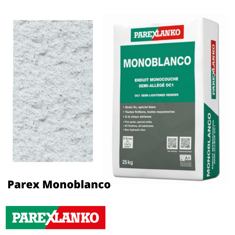 Parex Monoblanco 25kg – Renders Direct