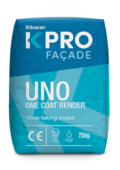 BM010722 Kilsaran KPRO Façade Uno One Coat Render | Buttermilk 25kg RENDER