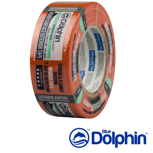 RD00918 Blue Dolphin Blue Dolphin Rough Surface Exterior Tape 48mm X 50m Exterior Tape