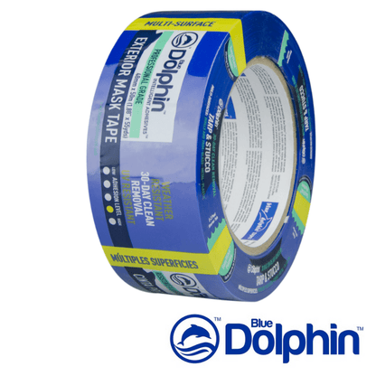 RD00919 Blue Dolphin Blue Dolphin Tarp & Stucco Exterior Tape 48mm X 50m Exterior Tape