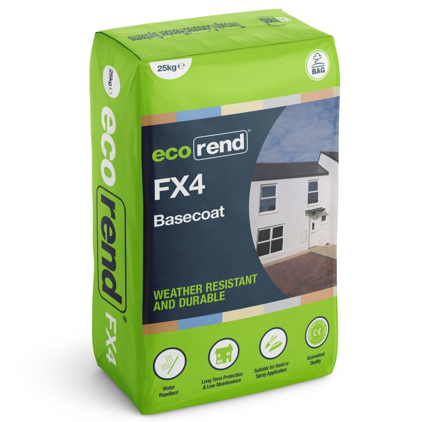 RD00901 EcoRend Ecorend FX4 One Coat Base 25kg 25kg - Price Per Bag / 3-5 Days EcoRend Basecoats