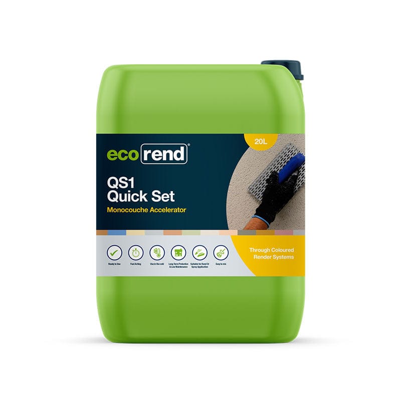 RD00904 EcoRend Ecorend QS1 Quick Set Monocouche Accelerator 20ltr 20Ltr - Price Per Tub / 7 Working Days Ecorend Ancillary Products