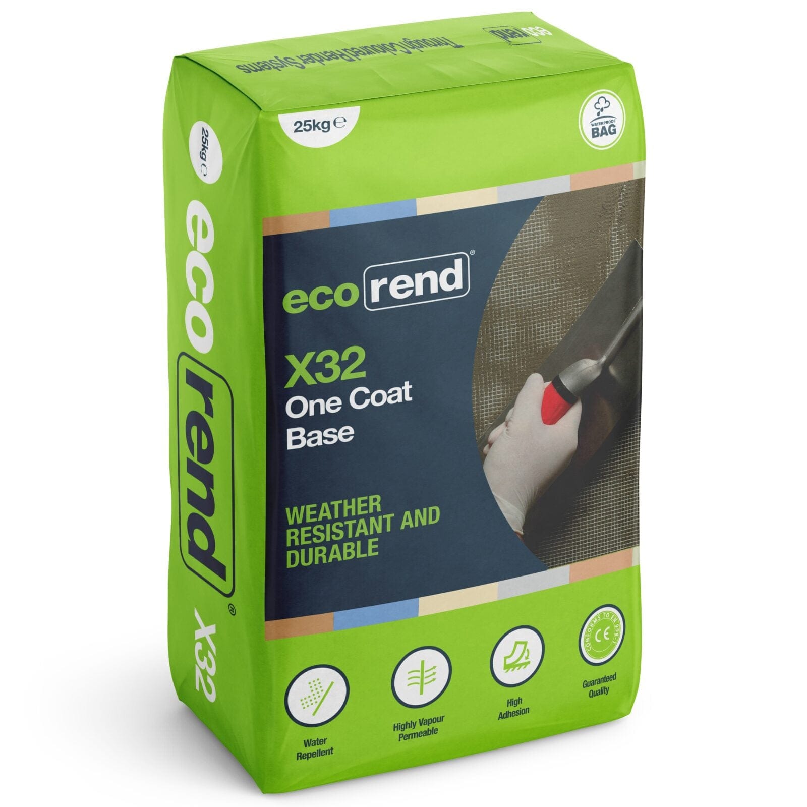 RD00913 EcoRend Ecorend X32 One Coat Base 25kg 25kg - Price Per Bag / 3-5 Days EcoRend Basecoats