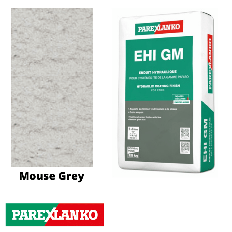 Parex EHI GM 25kg G30 Mouse Grey - RendersDirect