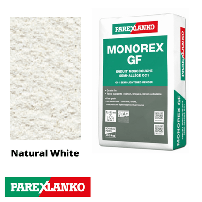 Parex Monorex GF 25kg Fine Grain G00 Natural White - RendersDirect
