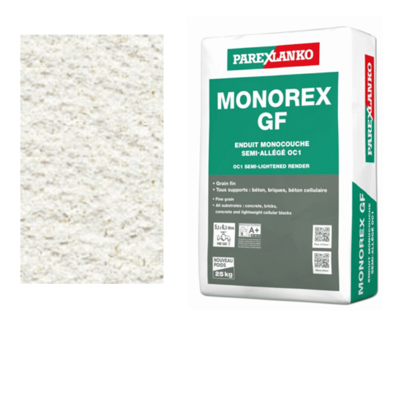 Parex Monorex GF 25kg Fine Grain G00 Natural White - RendersDirect