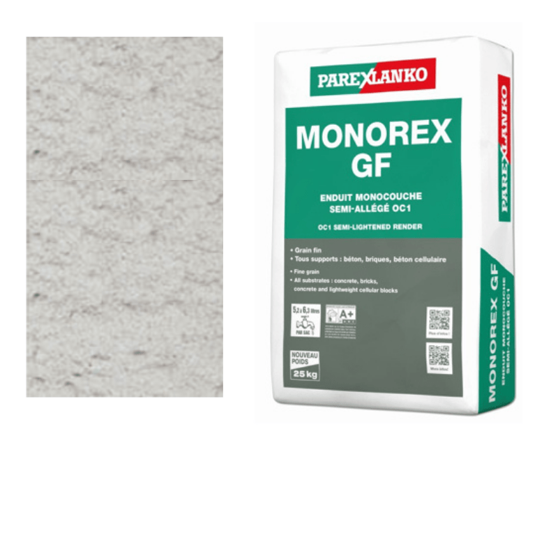 Parex Monorex GF 25kg Fine Grain G30 Mouse Grey - RendersDirect
