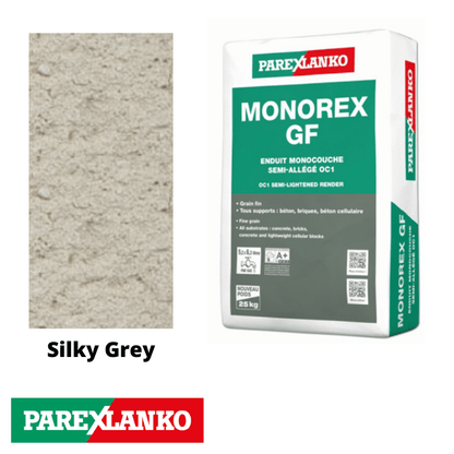 Parex Monorex GF 25kg Fine Grain T10 Silky Grey - RendersDirect