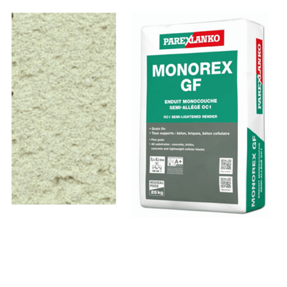 Parex Monorex GF 25kg Fine Grain V30  Pale Green - RendersDirect