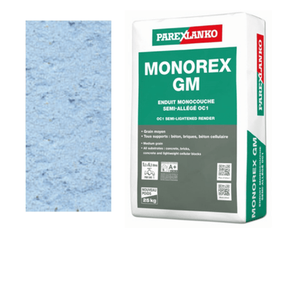 Parex Monorex GM 25kg B20 Sky Blue - RendersDirect