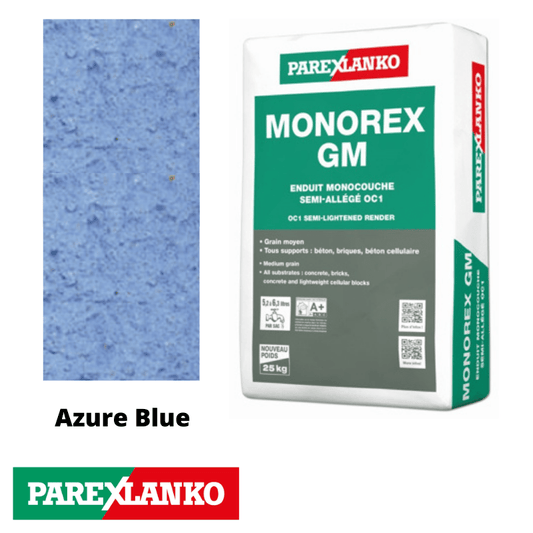 Parex Monorex GM 25kg B30 Azure Blue - RendersDirect