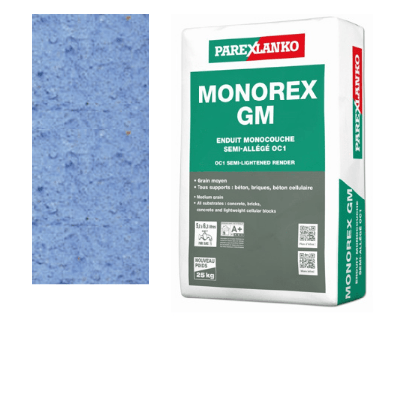 Parex Monorex GM 25kg B30 Azure Blue - RendersDirect