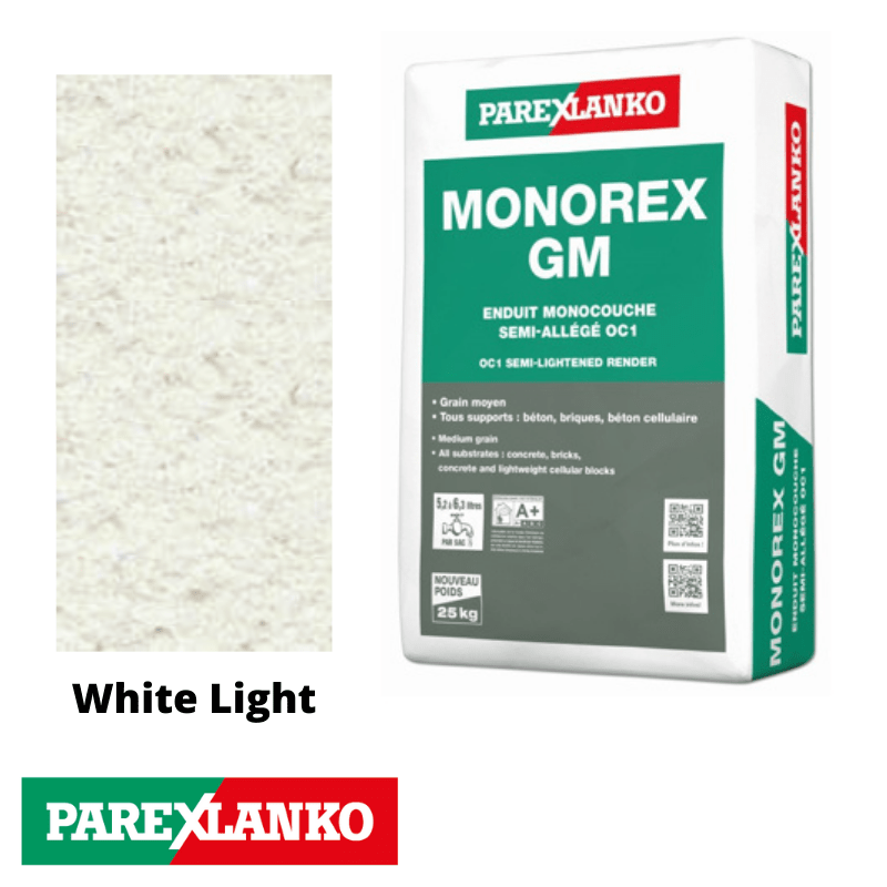 Parex Monorex GM 25kg G10 White Light - RendersDirect