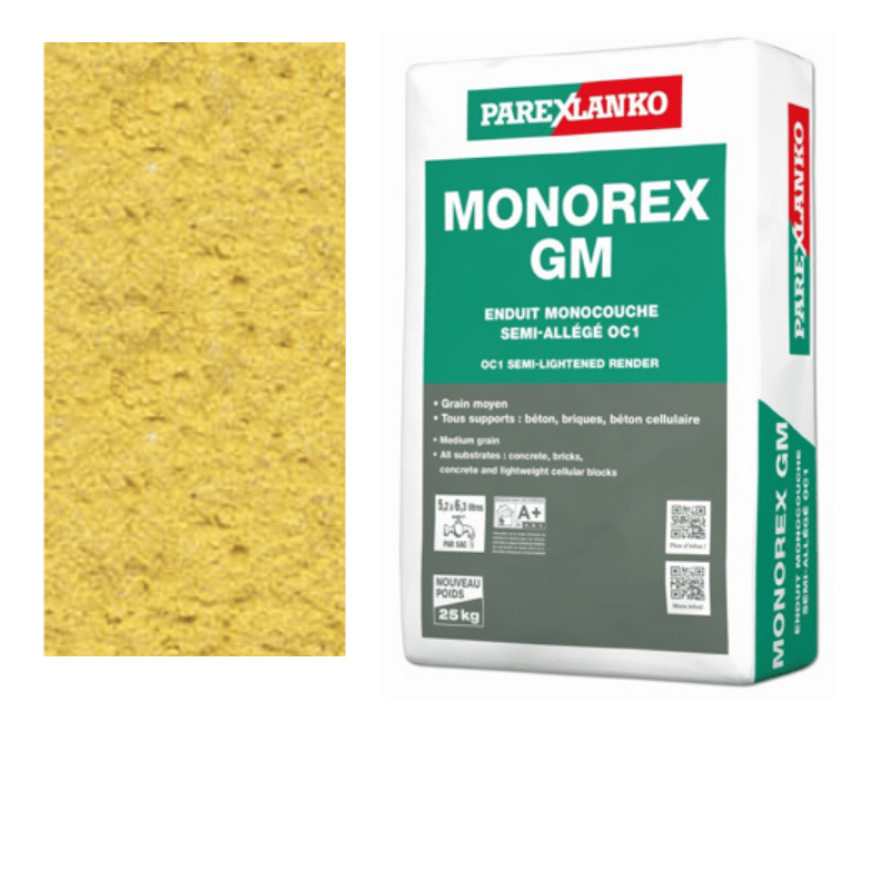 Parex Monorex GM 25kg J70 Yellow Ochre - RendersDirect