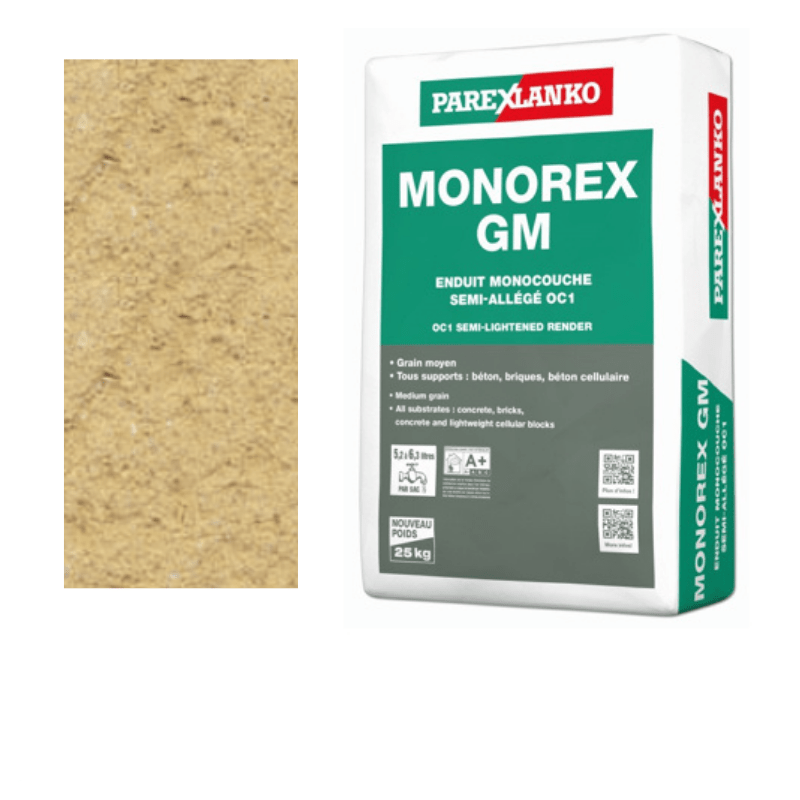 Parex Monorex GM 25kg Light Ochre - RendersDirect