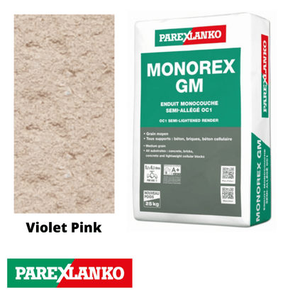 Parex Monorex GM 25kg R30 Violet Pink - RendersDirect