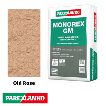 Parex Monorex GM 25kg R50 Old Rose - RendersDirect