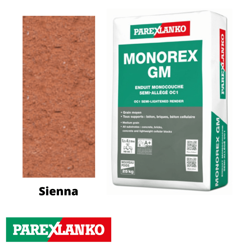 Parex Monorex GM 25kg R80 Sienna - RendersDirect