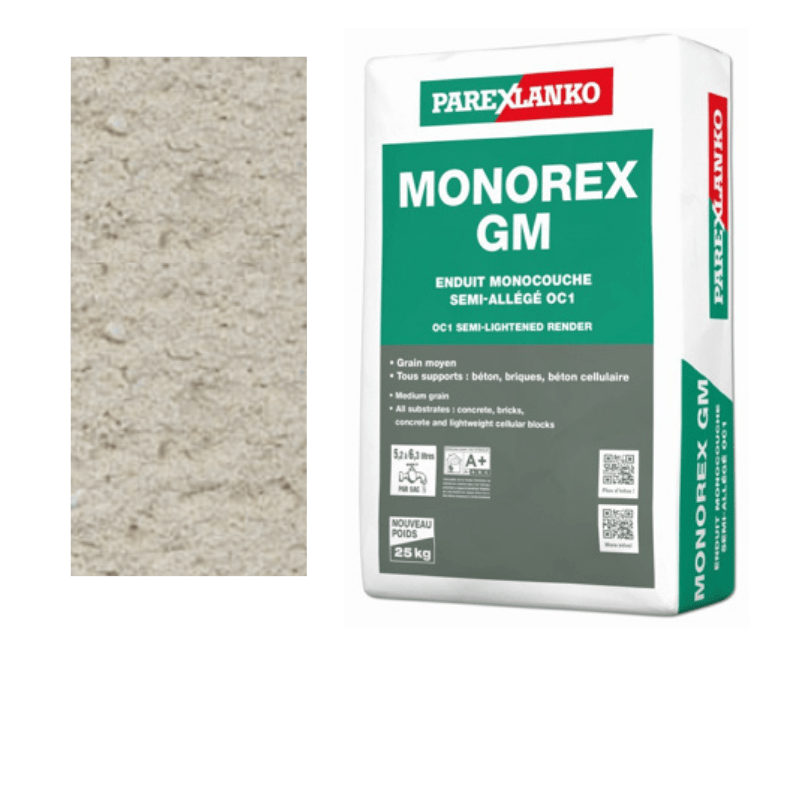 Parex Monorex GM 25kg T10 Silky Grey - RendersDirect