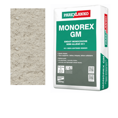 Parex Monorex GM 25kg T10 Silky Grey - RendersDirect