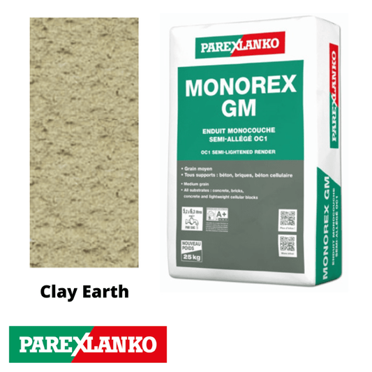 Parex Monorex GM 25kg T30 Clay Earth - RendersDirect