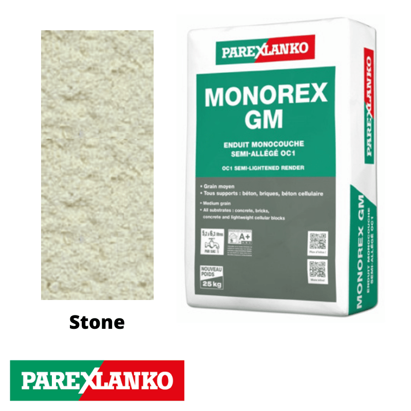 Parex Monorex GM 25kg V10 Stone - RendersDirect