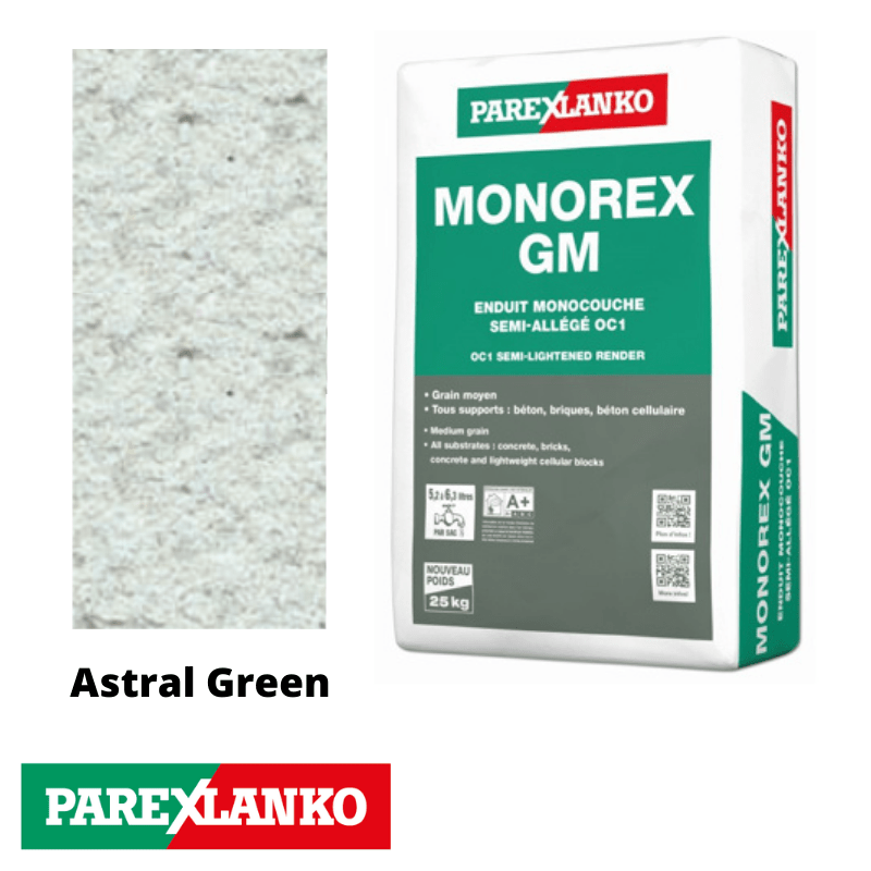 Parex Monorex GM 25kg V20 Astral Green - RendersDirect