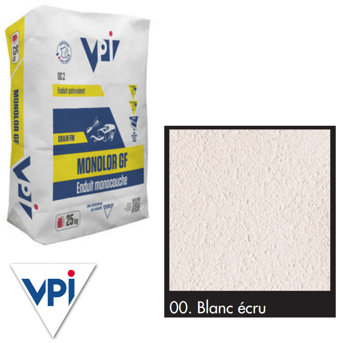 VPI Monocal GM00 Blanc Ecru 25kg - Builders Merchant Direct