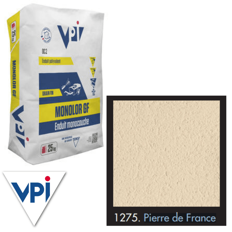 RD00917 VPI VPI Monocal Render GM 1275 Pierre De France 25kg 25kg - Price Per bag / 3-5 Working Days Monocal GM