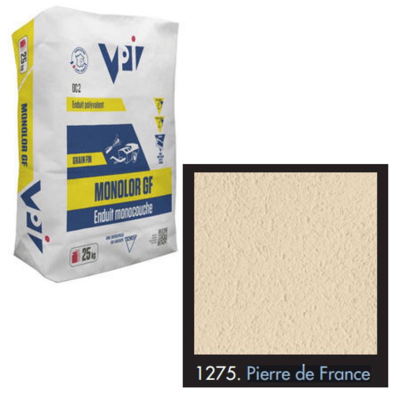 RD00917 VPI VPI Monocal Render GM 1275 Pierre De France 25kg 25kg - Price Per bag / 3-5 Working Days Monocal GM