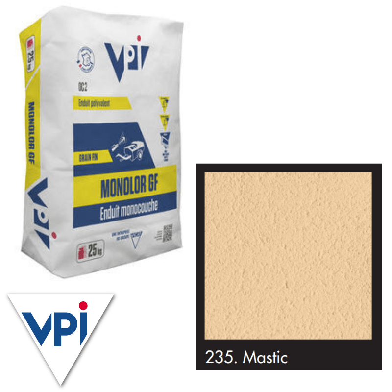 RD00924 VPI VPI Monocal Render GM 235 Mastic 25kg 25kg - Price Per bag / 3-5 Working Days Monocal GM