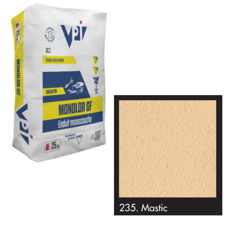 RD00924 VPI VPI Monocal Render GM 235 Mastic 25kg 25kg - Price Per bag / 3-5 Working Days Monocal GM