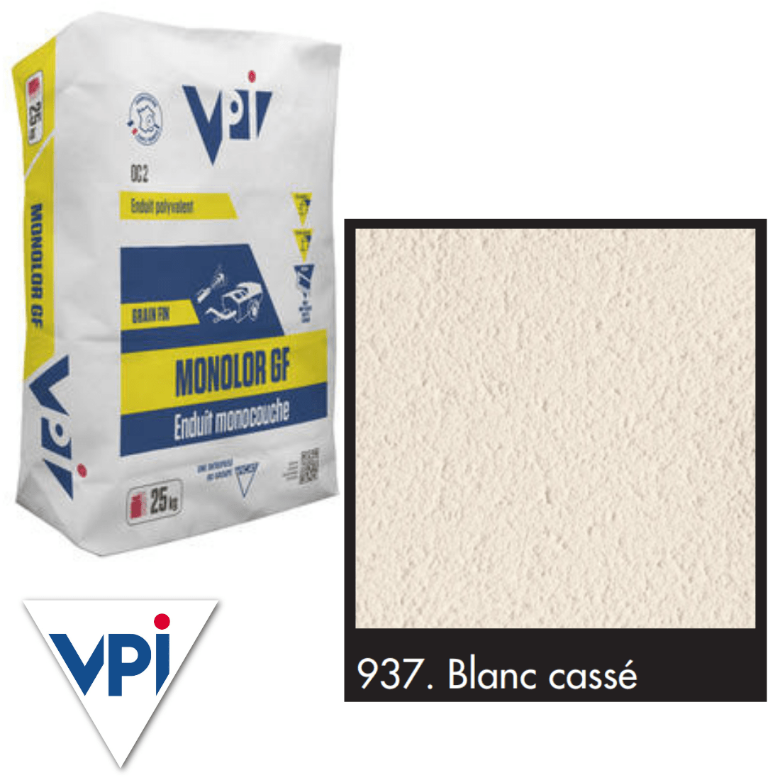 VPI Monocal GM937 Blanc Casse 25kg - Builders Merchant Direct