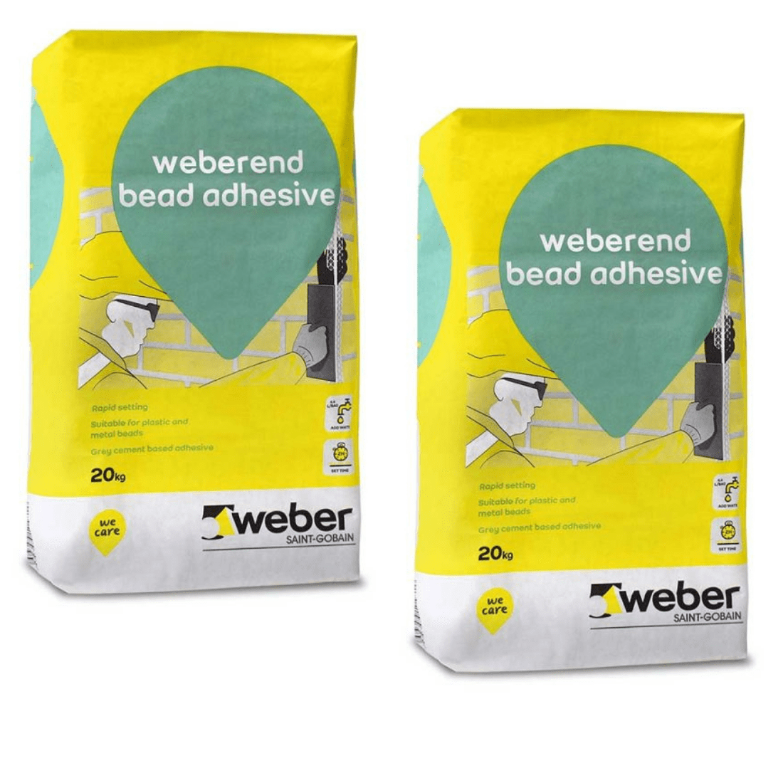Weber Bead Adhesive 20kg - Builders Merchant Direct