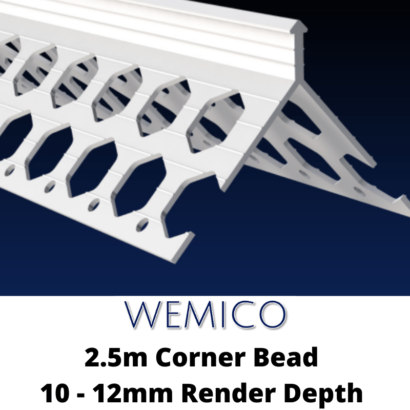 RD00770 Wemico Wemico C10 PVC Corner Bead 2.5m - Dark Grey 2.5m - 5 per pack Corner Bead